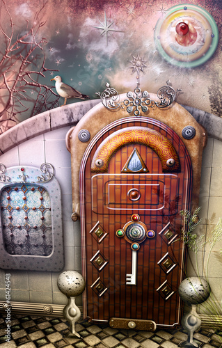 Illustration: Mysterious door series Mysterious door series