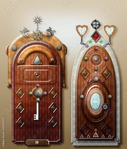 Illustration: Mysterious door series Mysterious door series