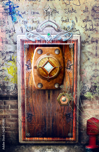 Illustration: Mysterious door series Mysterious door series