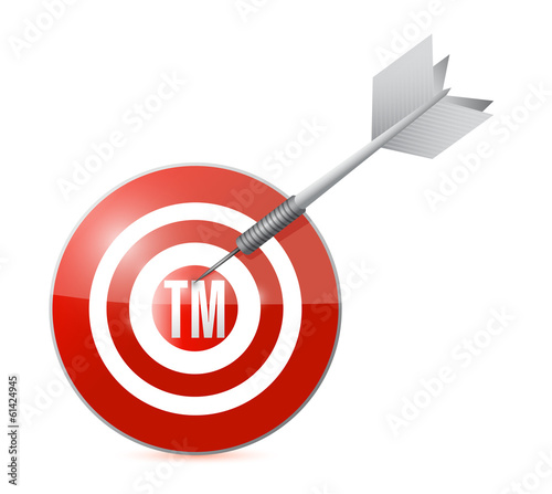 Illustration: target trademark illustration design target trademark illustration design