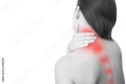Photo: Pain in neck of women Pain in neck of women
