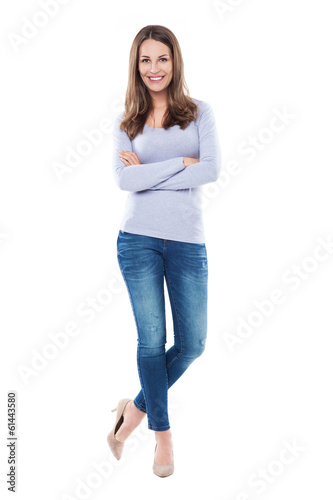 Photo: Attractive woman standing Attractive woman standing