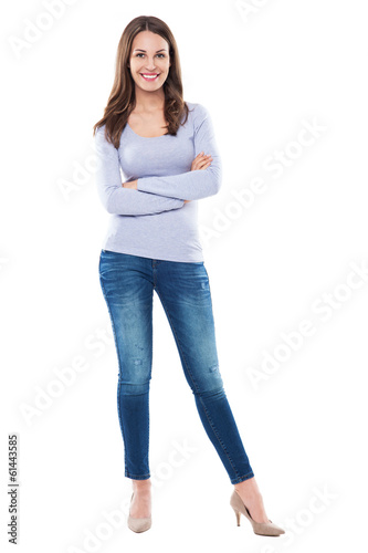Photo: Attractive woman standing Attractive woman standing