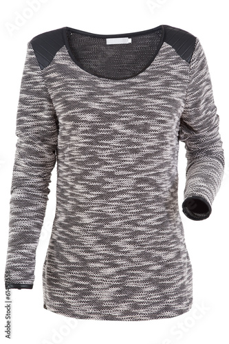 Photo: Woman sweater isolated on white background Woman sweater isolated on white background