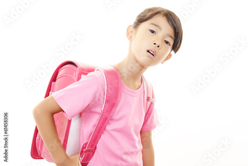 Photo: 疲れた表情の女の子( 疲れた表情の女の子(