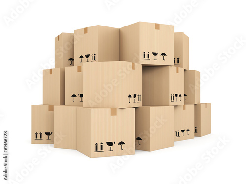 Illustration: Cardboard boxes Cardboard boxes