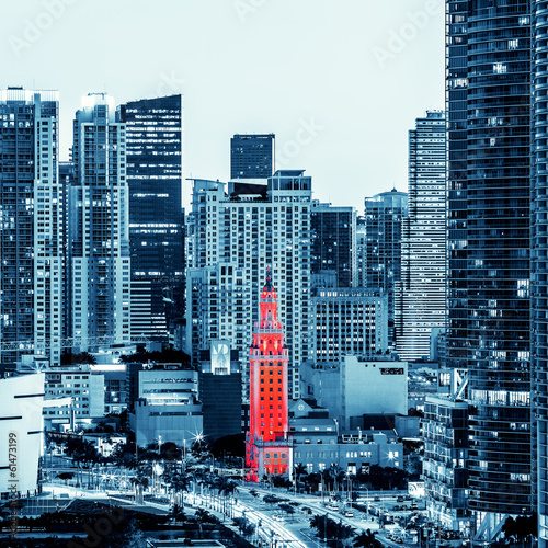 Photo: View of Miami downtown View of Miami downtown