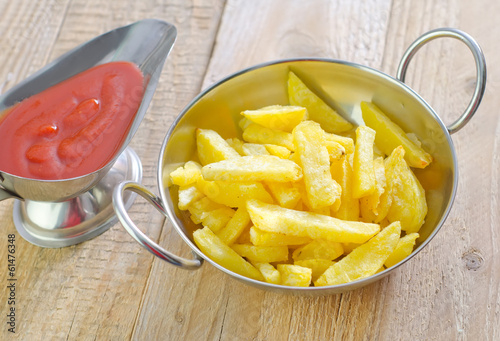 Photo: fried potato fried potato