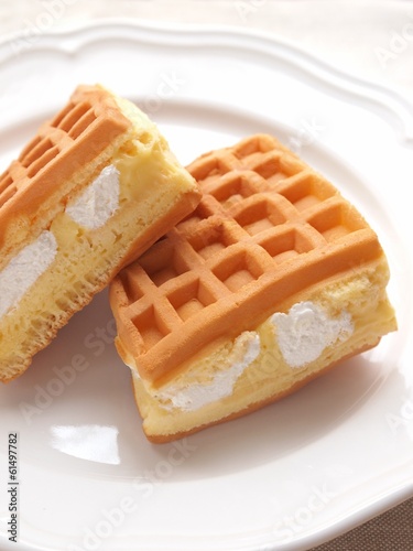 Photo: ワッフルサンド ワッフルサンド