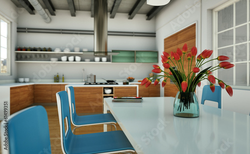 Illustration: modernes Loft modernes Loft
