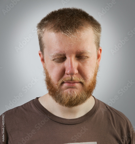 Photo: Man closed his eyes and relaxed Man closed his eyes and relaxed