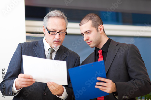 Photo: Business people at work Business people at work