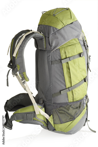 Photo: 65 litre rucksack, isolated 65 litre rucksack, isolated