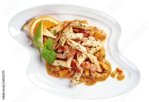 Photo: Sweet and sour pasta dish Sweet and sour pasta dish