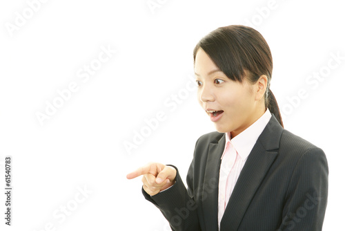 Photo: 驚く女性 驚く女性