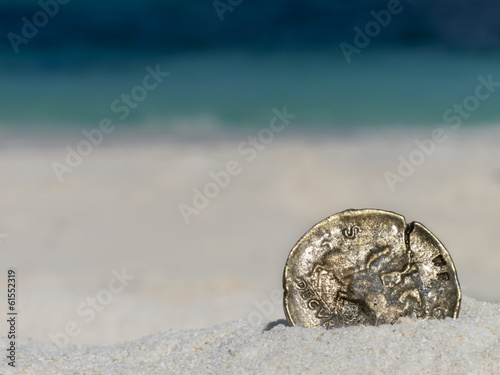 Photo: Ancient gold coin Ancient gold coin