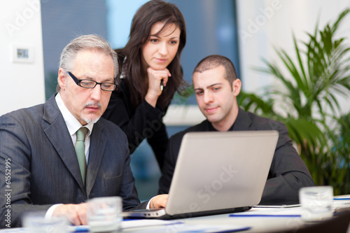Photo: Business people at work Business people at work