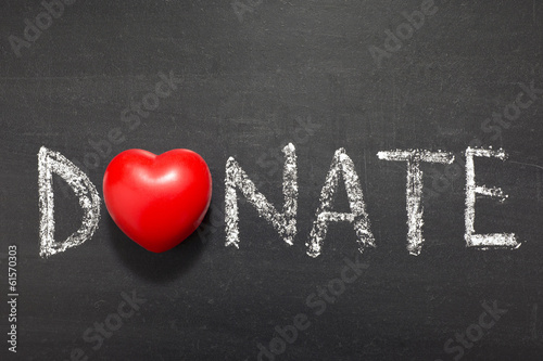 Photo: donate donate