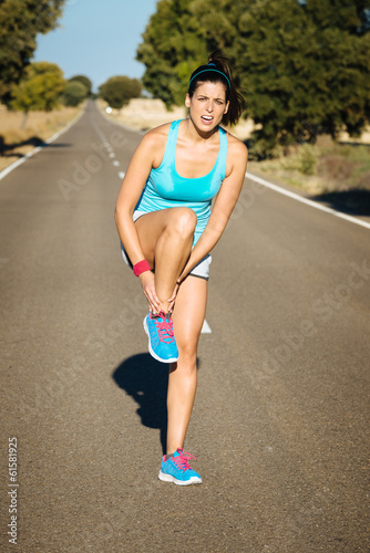 Photo: Running painful ankle injury Running painful ankle injury
