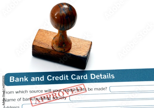 Photo: Bank form - approved Bank form - approved