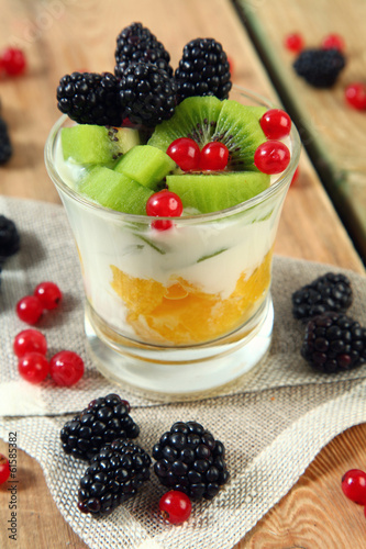 Photo: dessert with berries dessert with berries