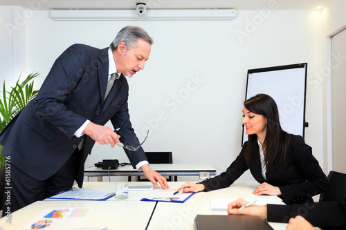 Photo: Business people at work Business people at work