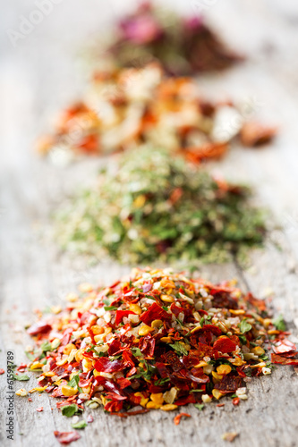 Photo: various spices various spices
