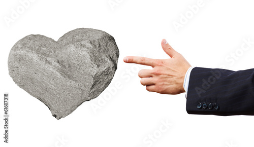 Photo: Stone heart Stone heart
