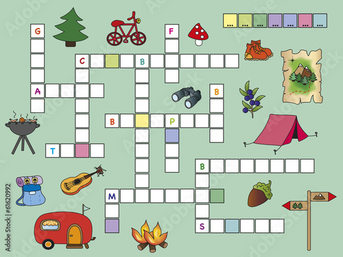 Illustration: crossword crossword
