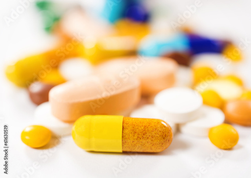 Photo: Yellow pill Yellow pill
