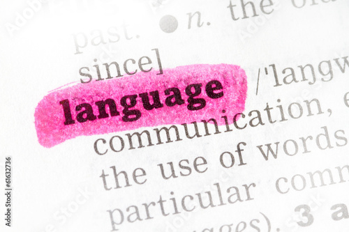 Photo: Language Dictionary Definition Language Dictionary Definition