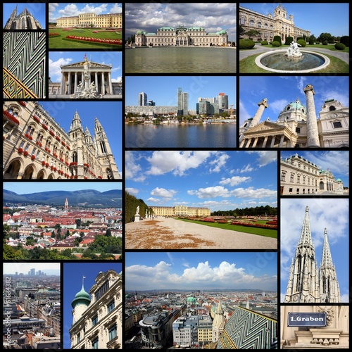 Photo: Vienna, Austria - photo collage Vienna, Austria - photo collage
