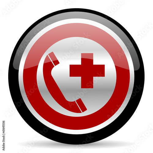 Illustration: emergency call icon emergency call icon