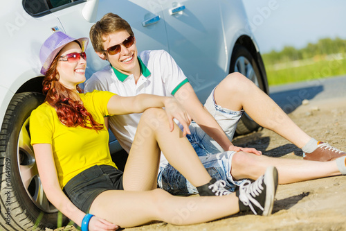 Photo: Couple near car Couple near car