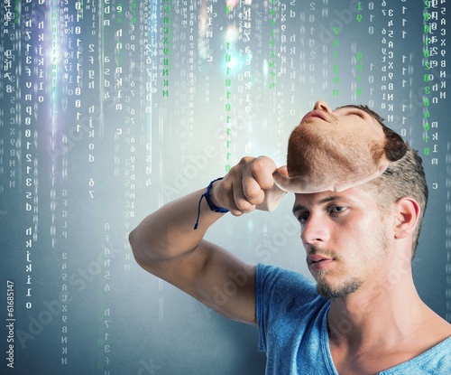 Photo: Hidden identity of a hacker Hidden identity of a hacker