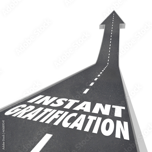 Illustration: Road Arrow Instant Gratification Joy Ride Travel Direction Road Arrow Instant Gratification Joy Ride Travel Direction
