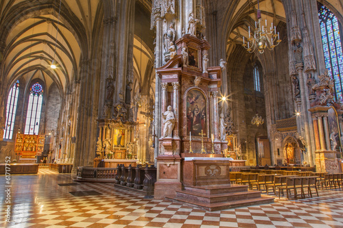 Photo: Vienna - Indoor of St. Stephens cathedral Vienna - Indoor of St. Stephens cathedral