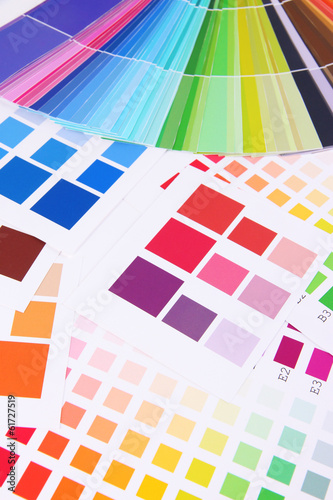 Photo: Color samples close up Color samples close up