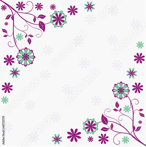 Vector: floral background floral background
