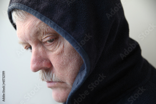 Photo: Man in black hoodie Man in black hoodie