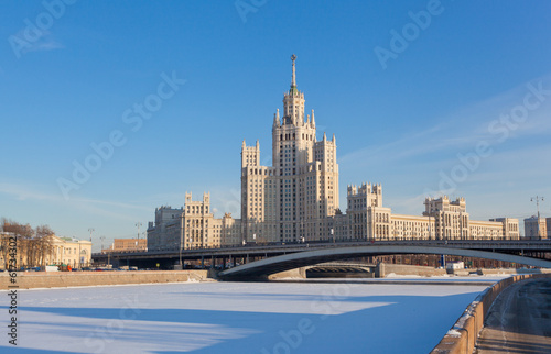 Photo: High-rise building on Kotelnicheskaya embankment in Moscow High-rise building on Kotelnicheskaya embankment in Moscow