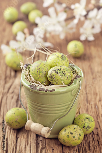 Photo: Green easter eggs Green easter eggs