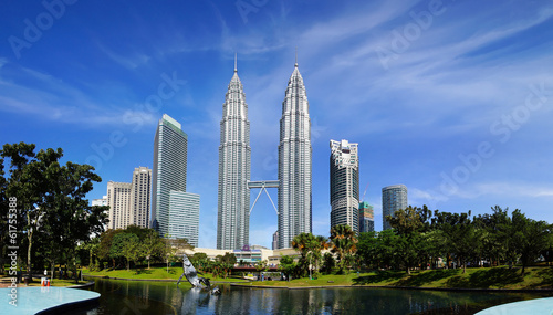 Photo: Petronas Twin Towers at Kuala Lumpur, Malaysia. Petronas Twin Towers at Kuala Lumpur, Malaysia.