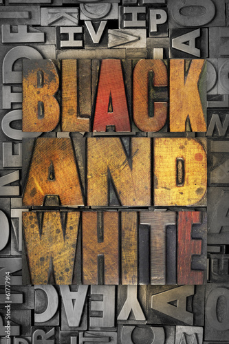 Photo: Black and White Black and White
