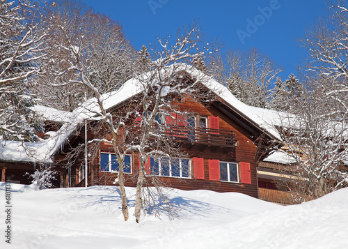 Photo: Winter in alps Winter in alps