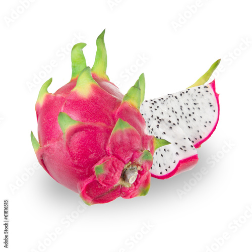 Photo: Dragon fruit isolated Dragon fruit isolated