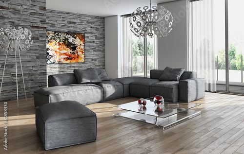 Illustration: Living room Living room