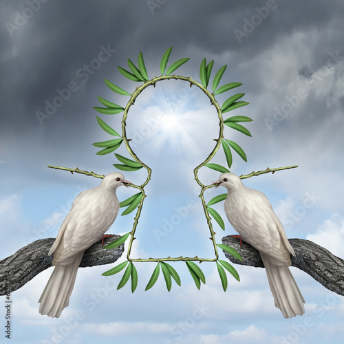 Illustration: Key To Peace Key To Peace