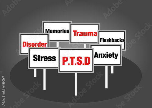 Illustration: PTSD signs PTSD signs