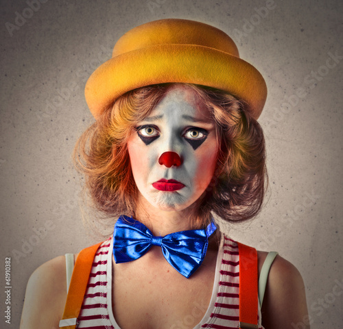 Photo: sad clown sad clown